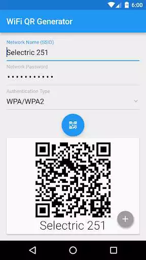 Play Wifi QR Code Generator