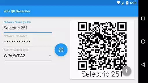 Play Wifi QR Code Generator