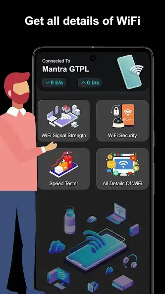 Play Wifi Signal Strength Analyzer  and enjoy Wifi Signal Strength Analyzer with UptoPlay