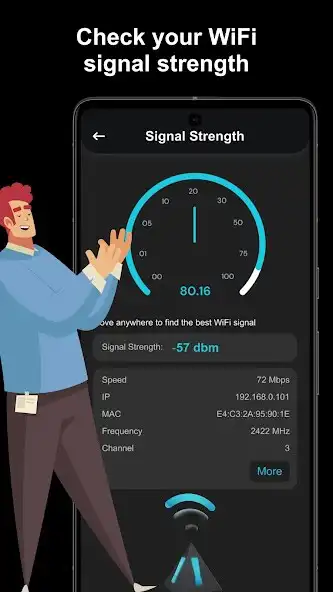 Play Wifi Signal Strength Analyzer as an online game Wifi Signal Strength Analyzer with UptoPlay