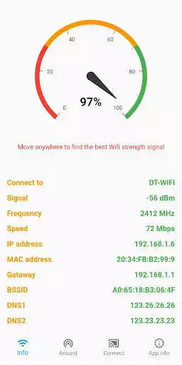 Play Wifi Signal Strength Meter  and enjoy Wifi Signal Strength Meter with UptoPlay