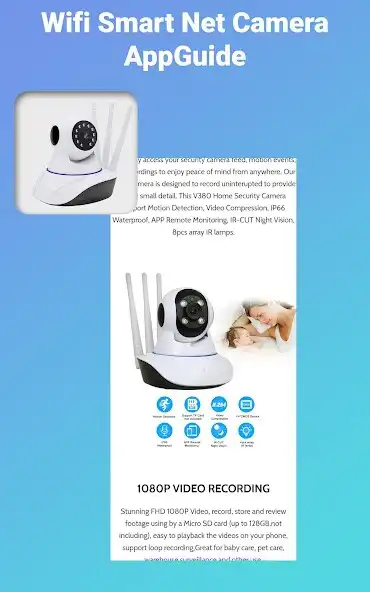 Play Wifi Smart Net Camera AppGuide as an online game Wifi Smart Net Camera AppGuide with UptoPlay