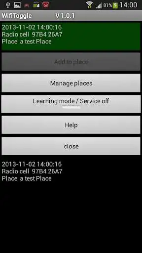 Play APK Wifi Toggle (by Radio Cell)  and enjoy Wifi Toggle (by Radio Cell) with UptoPlay de.percher.WifiToggle
