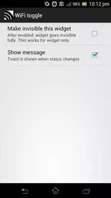 Play WiFi toggle Play WiFi toggle