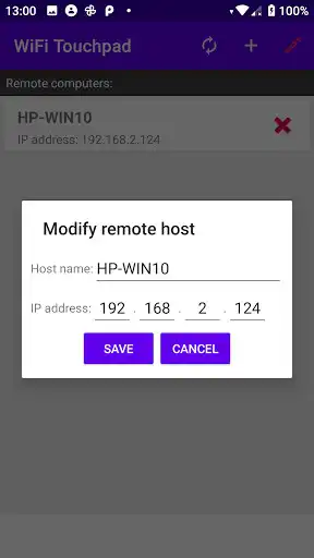 Play WiFi Touchpad