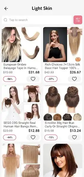 Play Wigs Human hair extensions app as an online game Wigs Human hair extensions app with UptoPlay