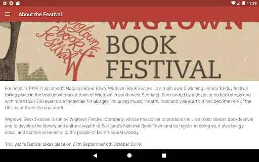 Play Wigtown Book Festival as an online game Wigtown Book Festival with UptoPlay