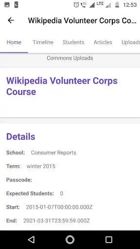 Play Wiki Education Dashboard as an online game Wiki Education Dashboard with UptoPlay