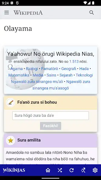 Play Wiki Nias  and enjoy Wiki Nias with UptoPlay