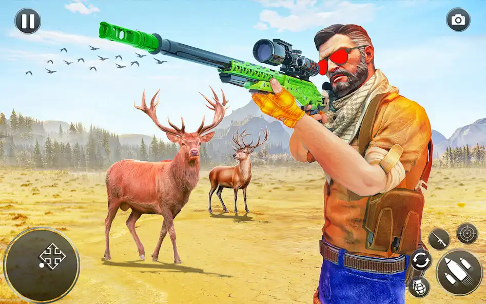 Play Wild Animal Deer hunting games as an online game Wild Animal Deer hunting games with UptoPlay