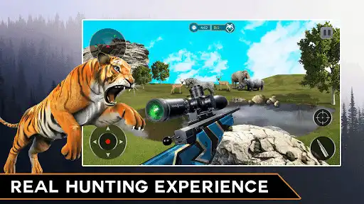 Play Wild Animal Dino Hunting Games as an online game Wild Animal Dino Hunting Games with UptoPlay
