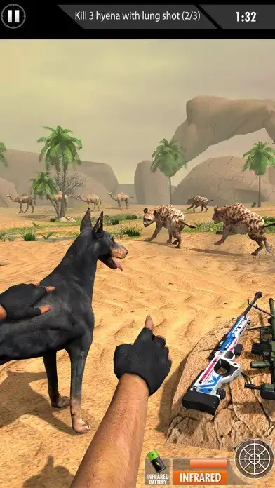 Play Wild Animal Hunt: Sniper Shoot as an online game Wild Animal Hunt: Sniper Shoot with UptoPlay