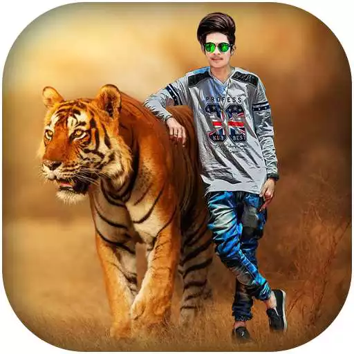 Run free android online Wild Animal Photo Frames - Collage Editor APK