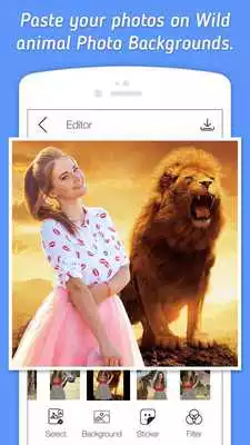 Play Wild Animal Photo Frames - Cut  Paste Editor 2018
