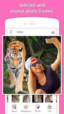 Play Wild Animal Photo Frames - Cut  Paste Editor 2018