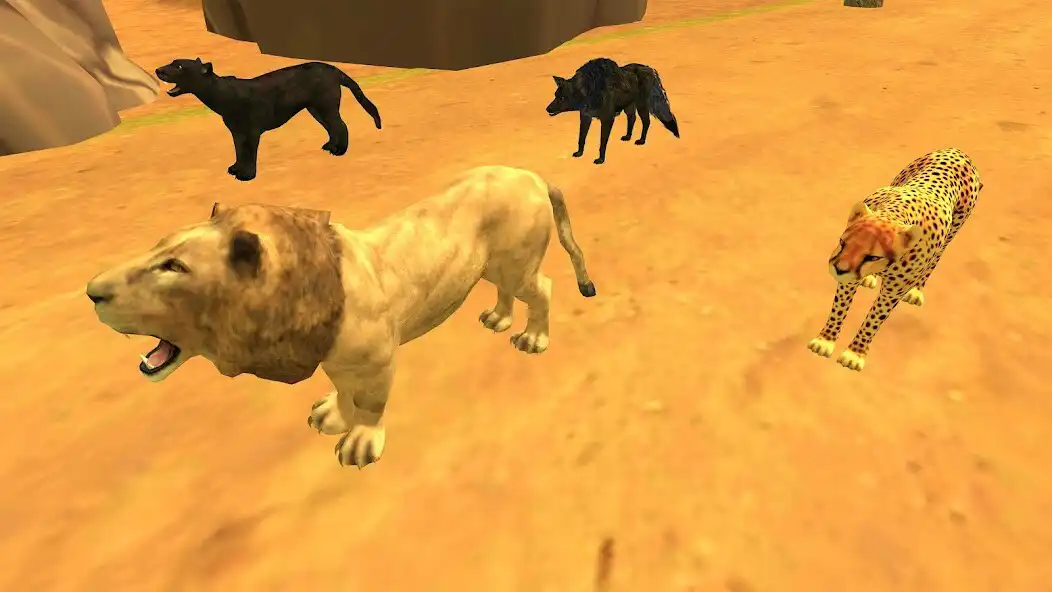 Play Wild Animal Racing Simulator as an online game Wild Animal Racing Simulator with UptoPlay