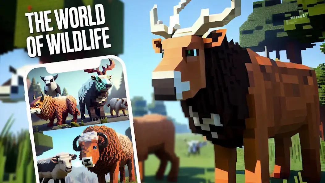 Play Wild Animals Mod for Minecraft as an online game Wild Animals Mod for Minecraft with UptoPlay