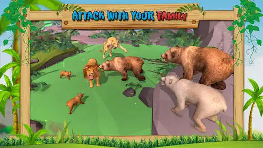 Play Wild Bear Family Simulator as an online game Wild Bear Family Simulator with UptoPlay