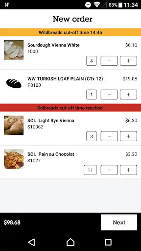 Play Wildbreads Ordering App as an online game Wildbreads Ordering App with UptoPlay