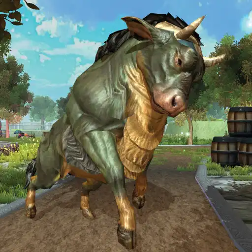 Play Wild Bull Simulator Cow Battle APK