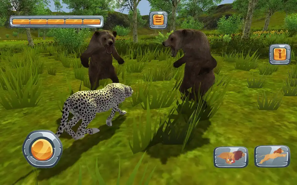 Play Wild cheetah family simulator  and enjoy Wild cheetah family simulator with UptoPlay