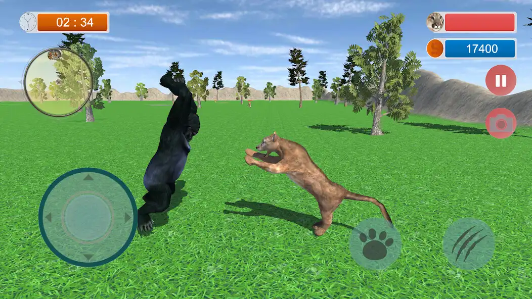 Play Wild Cougar Simulator 3D as an online game Wild Cougar Simulator 3D with UptoPlay