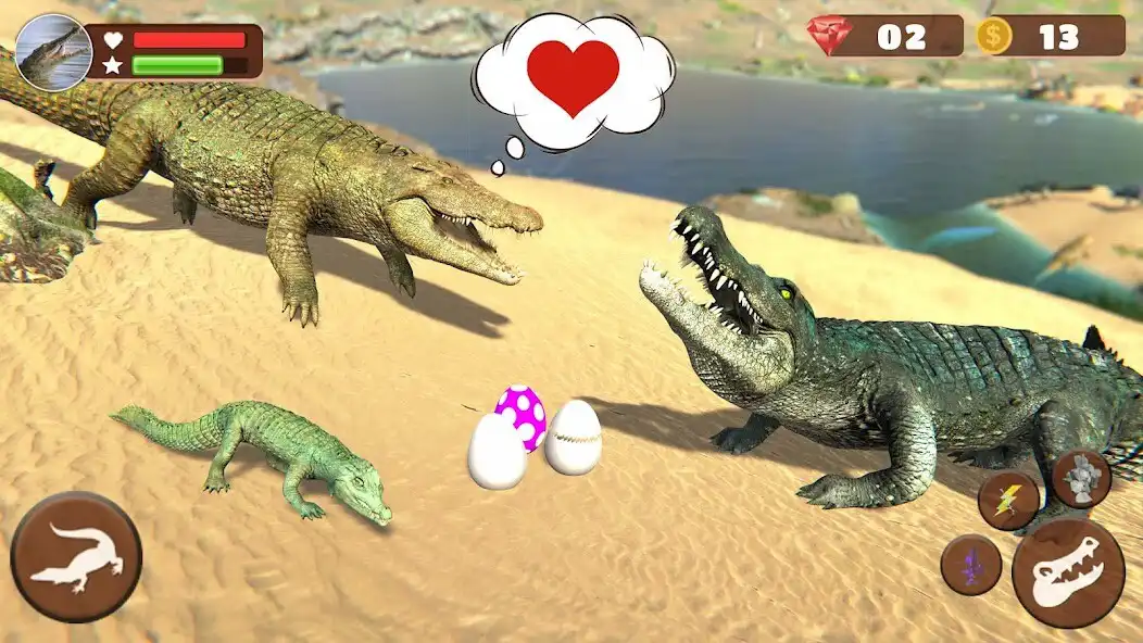 Play Wild Crocodile Family Sim Game as an online game online Wild Crocodile Family Sim Game with UptoPlay Play Wild Crocodile Family Sim Game as an online game Wild Crocodile Family Sim Game with UptoPlay