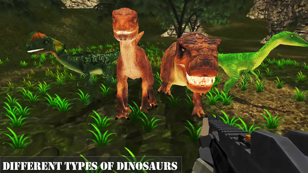 Play Wild Dino: FPS Hunt as an online game Wild Dino: FPS Hunt with UptoPlay
