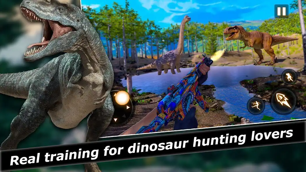 Play Wild Dino Hunting Shooting 3D  and enjoy Wild Dino Hunting Shooting 3D with UptoPlay