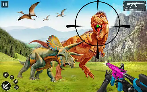 Play Wild Dinosaur Real Hunter Game as an online game Wild Dinosaur Real Hunter Game with UptoPlay