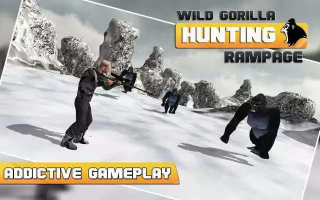 Play Wild Gorilla Animal Hunting 3D