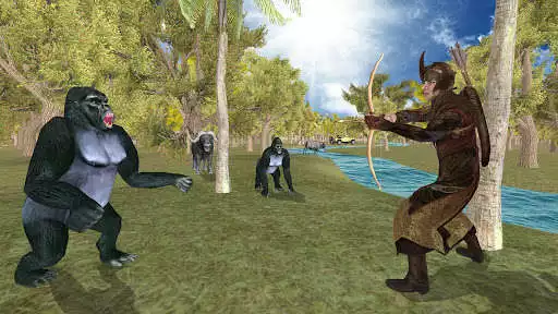 Play Wild Gorrila Hunter: Masters of Archery 2020  and enjoy Wild Gorrila Hunter: Masters of Archery 2020 with UptoPlay