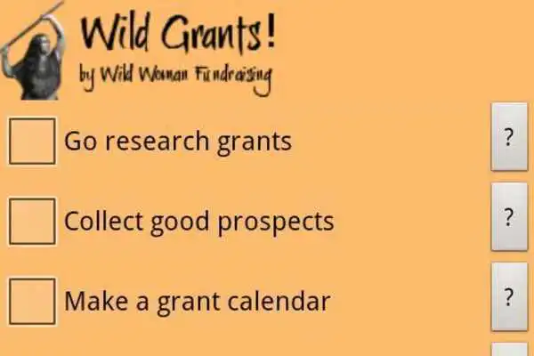 Play Wild Grants! Fundraising App