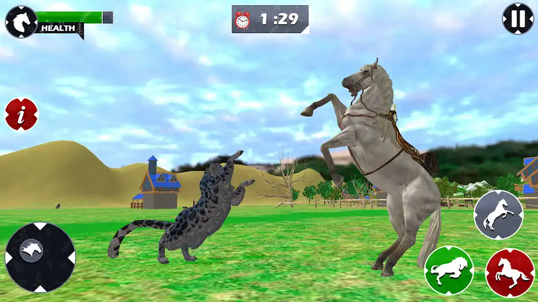 Play Wild Horse Animal Hunting Game as an online game Wild Horse Animal Hunting Game with UptoPlay