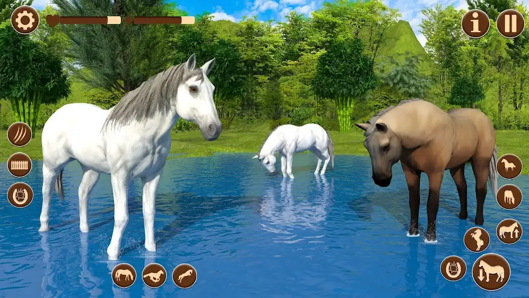 Play Wild Horse Riding Sim: Racing  and enjoy Wild Horse Riding Sim: Racing with UptoPlay