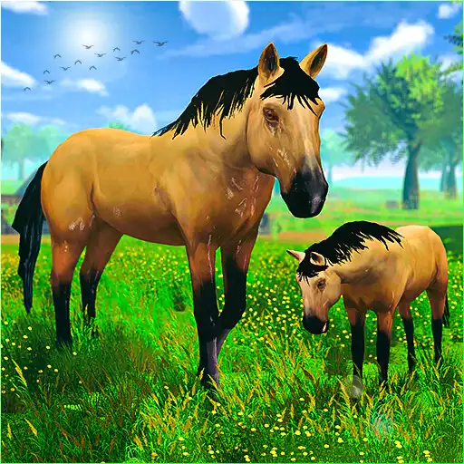 Play Wild Horse Simulator Family 3D APK