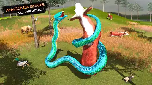 Play Wild Hungry Anaconda Simulator as an online game Wild Hungry Anaconda Simulator with UptoPlay