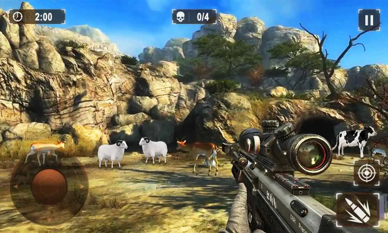 Play Wild Jungle Animals Sniper Hunting