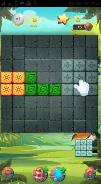 Play Wild Jungle Block Puzzle Game as an online game Wild Jungle Block Puzzle Game with UptoPlay