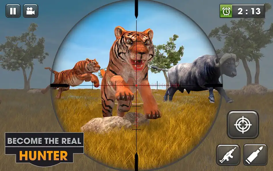 Play Wildlife SUV Hunting Game as an online game Wildlife SUV Hunting Game with UptoPlay
