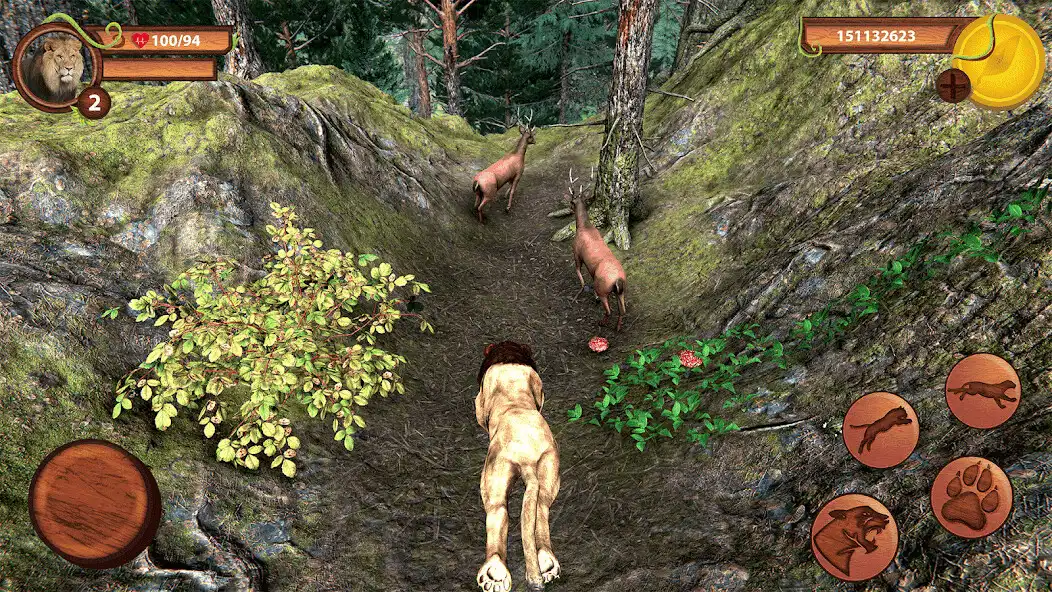 Play Wild Lion Animal Survival Game as an online game Wild Lion Animal Survival Game with UptoPlay