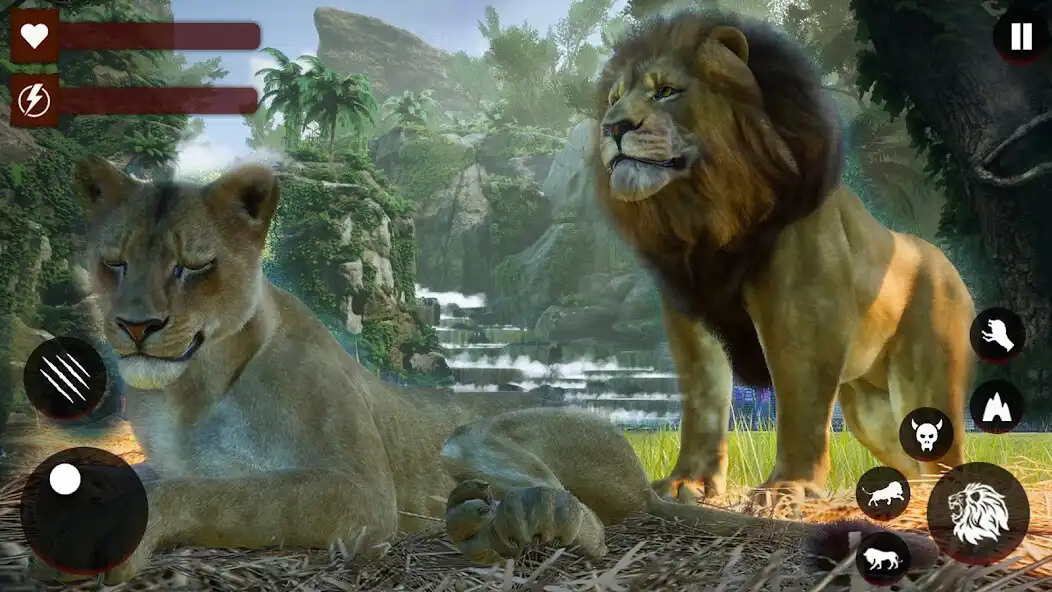 Play Wild Lion family simulator  and enjoy Wild Lion family simulator with UptoPlay