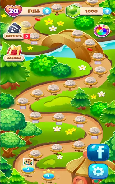 Play Wild puzzle Match 3 the leopard adventure as an online game Wild puzzle Match 3 the leopard adventure with UptoPlay