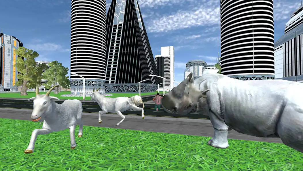 Play Wild Rhinoceros City Attack 3D  and enjoy Wild Rhinoceros City Attack 3D with UptoPlay
