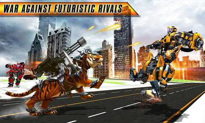 Play Wild Tiger Transforming Robot Battle Robot Games