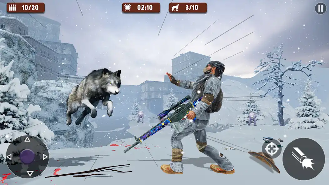 Play Wild Wolf Hunting Game Offline as an online game Wild Wolf Hunting Game Offline with UptoPlay