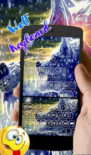 Play Wild wolf keyboard theme Play Wild wolf keyboard theme
