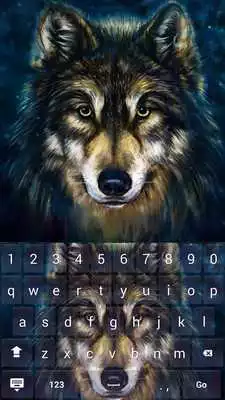 Play Wild wolf keyboard theme Play Wild wolf keyboard theme