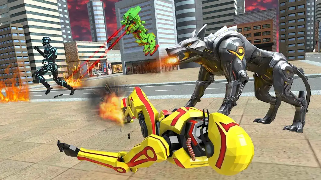 Play Wild Wolf Robot Car Transform  and enjoy Wild Wolf Robot Car Transform with UptoPlay