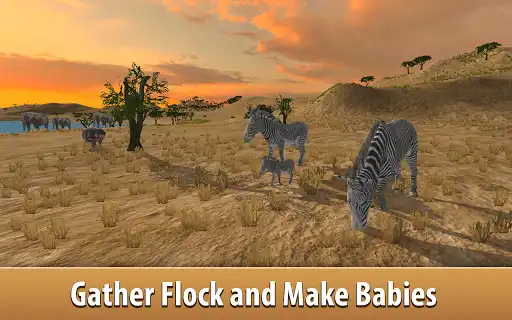 Play Wild Zebra Horse Simulator 3D as an online game Wild Zebra Horse Simulator 3D with UptoPlay